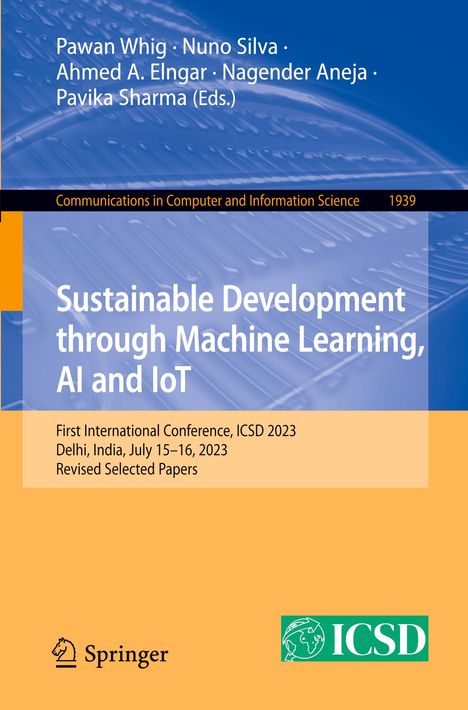 Sustainable Development through Machine Learning, AI and IoT, Buch
