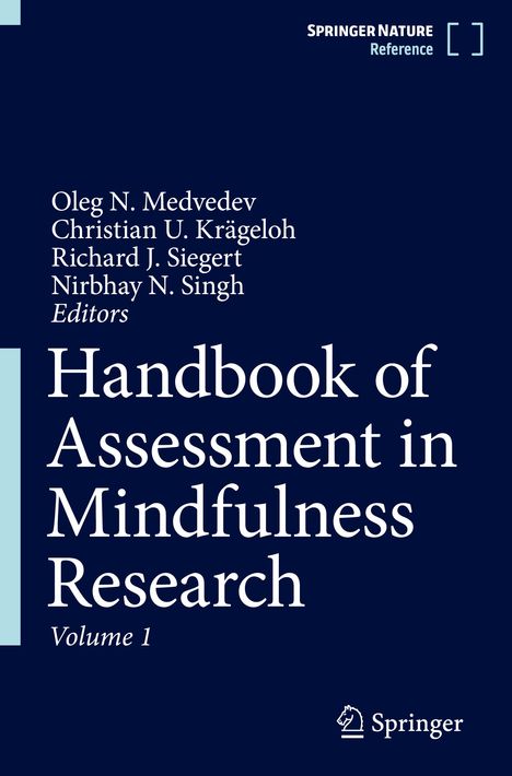 Handbook of Assessment in Mindfulness Research, 3 Bücher