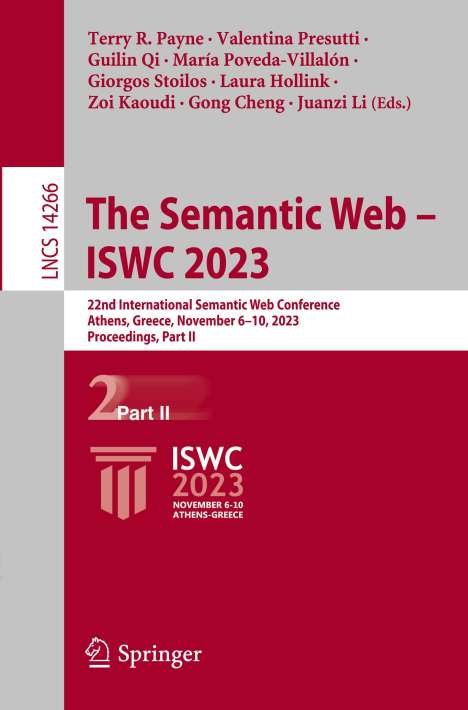 The Semantic Web ¿ ISWC 2023, Buch