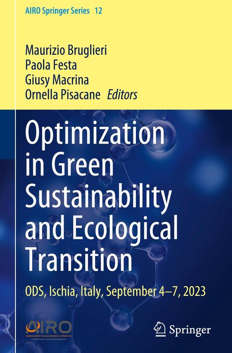 Optimization in Green Sustainability and Ecological Transition, Buch