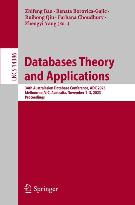 Databases Theory and Applications, Buch