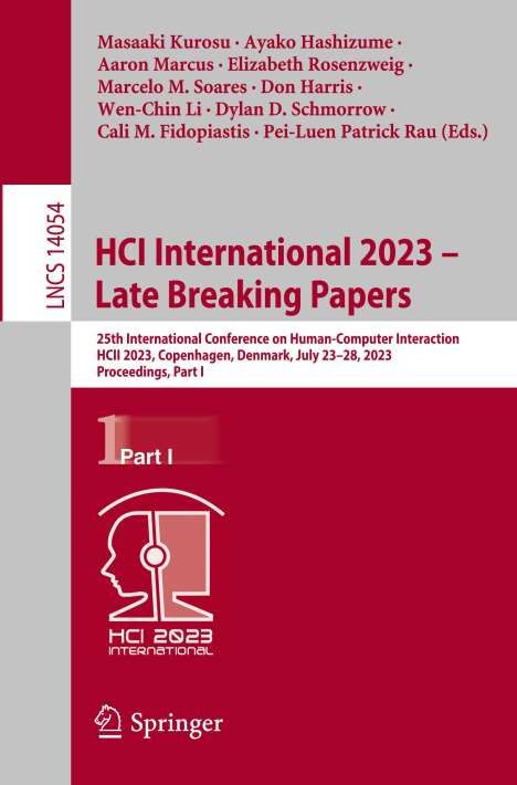 HCI International 2023 ¿ Late Breaking Papers, Buch