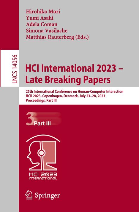 HCI International 2023 ¿ Late Breaking Papers, Buch