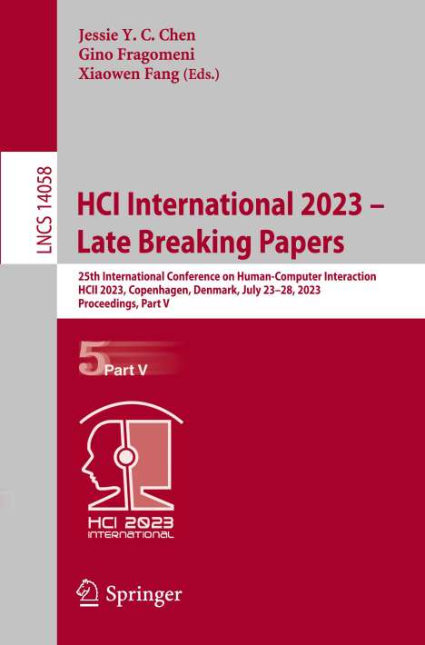 HCI International 2023 ¿ Late Breaking Papers, Buch