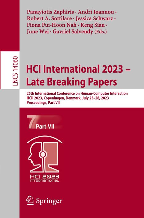 HCI International 2023 ¿ Late Breaking Papers, Buch