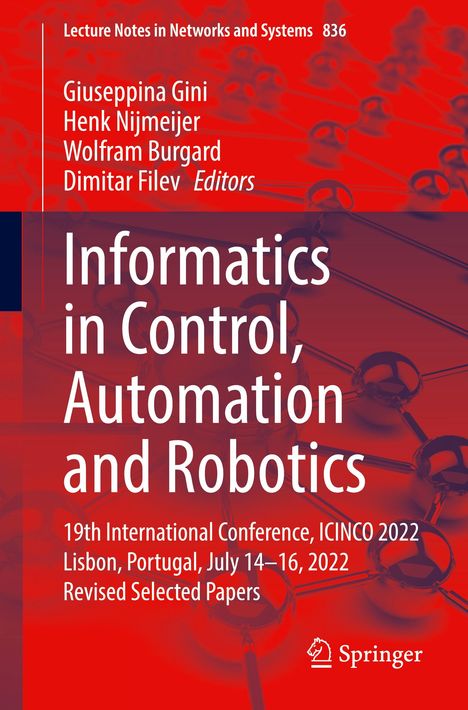 Informatics in Control, Automation and Robotics, Buch