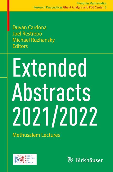Extended Abstracts 2021/2022, Buch