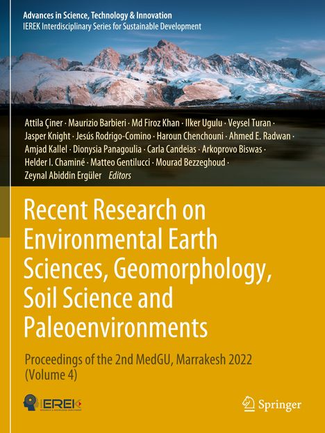 Recent Research on Environmental Earth Sciences, Geomorphology, Soil Science and Paleoenvironments, Buch