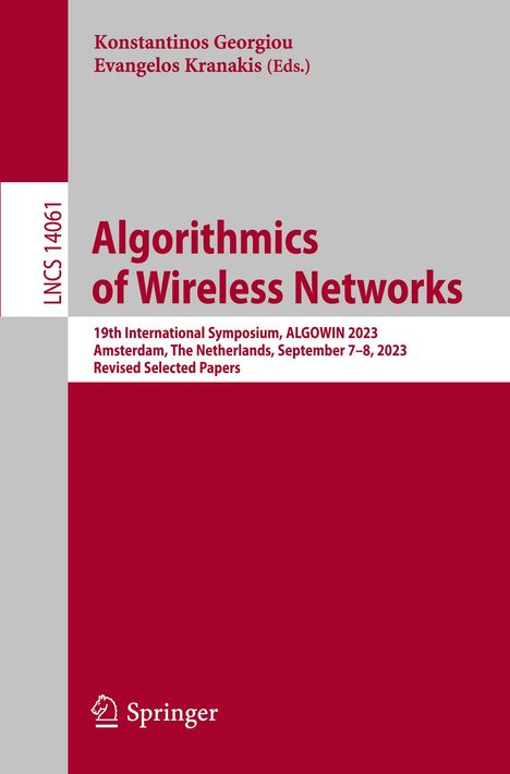 Algorithmics of Wireless Networks, Buch