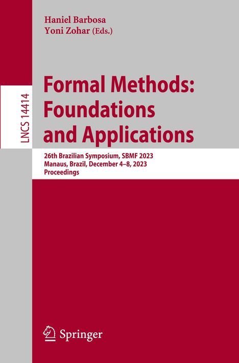 Formal Methods: Foundations and Applications, Buch