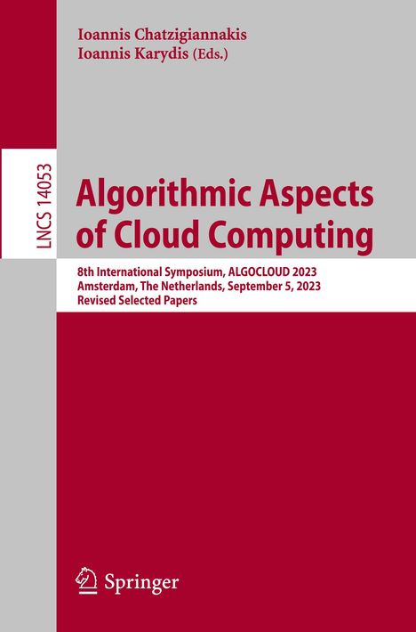 Algorithmic Aspects of Cloud Computing, Buch