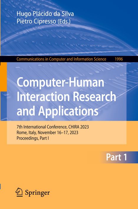 Computer-Human Interaction Research and Applications, Buch