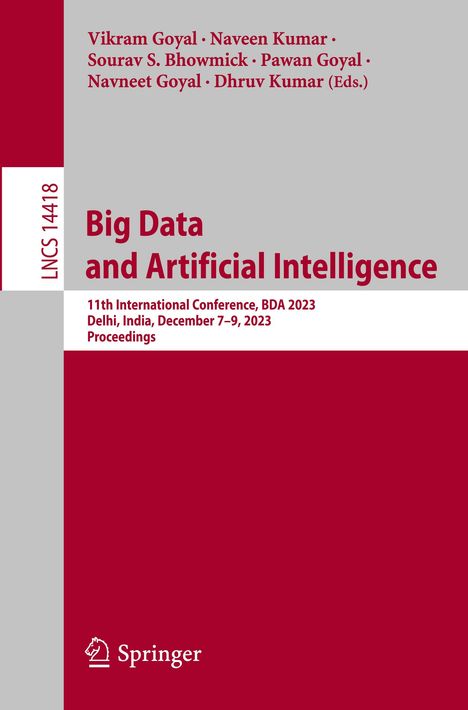 Big Data and Artificial Intelligence, Buch