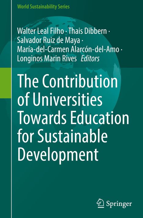 The Contribution of Universities Towards Education for Sustainable Development, Buch