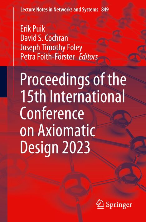 Proceedings of the 15th International Conference on Axiomatic Design 2023, Buch