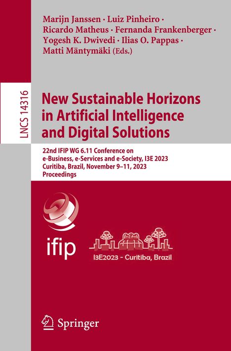 New Sustainable Horizons in Artificial Intelligence and Digital Solutions, Buch