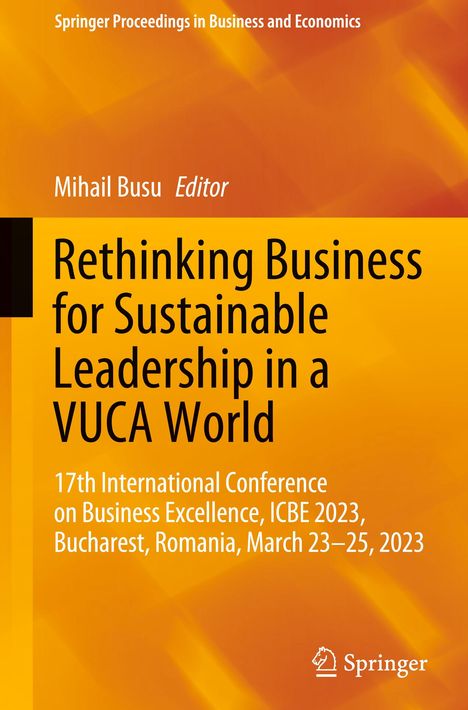 Rethinking Business for Sustainable Leadership in a VUCA World, Buch