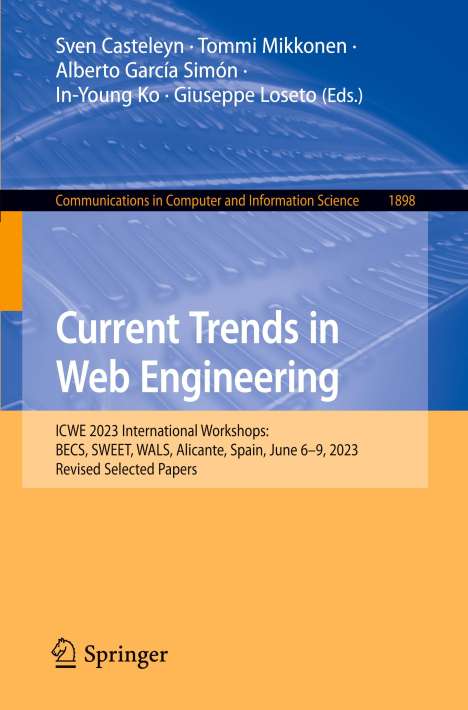 Current Trends in Web Engineering, Buch