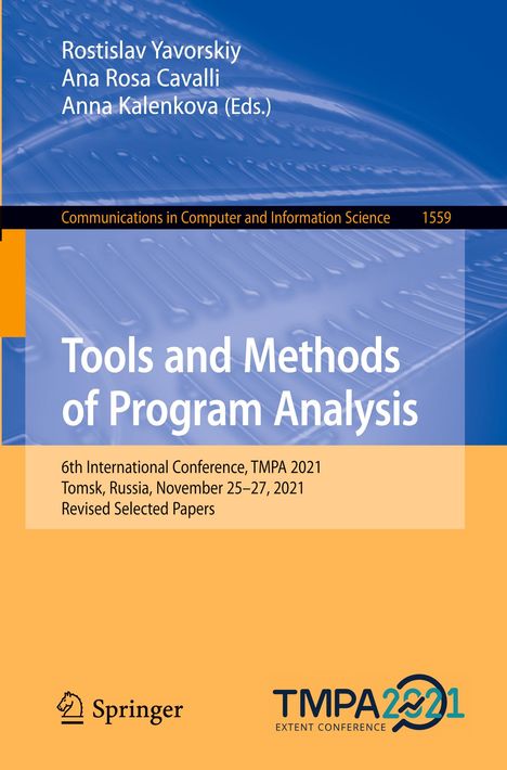 Tools and Methods of Program Analysis, Buch