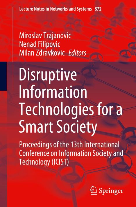 Disruptive Information Technologies for a Smart Society, Buch