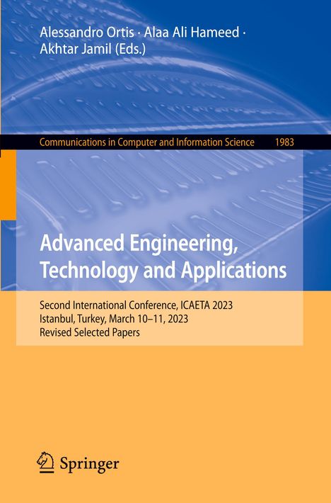 Advanced Engineering, Technology and Applications, Buch