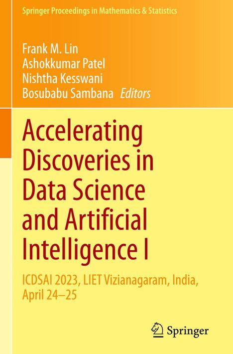 Accelerating Discoveries in Data Science and Artificial Intelligence I, Buch
