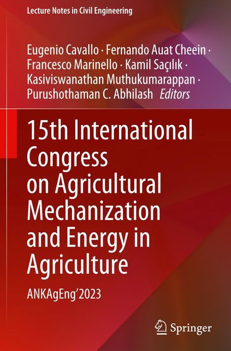15th International Congress on Agricultural Mechanization and Energy in Agriculture, Buch