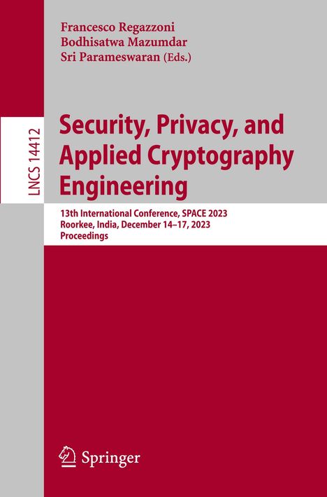 Security, Privacy, and Applied Cryptography Engineering, Buch