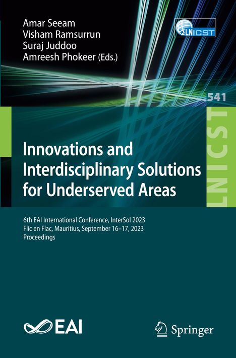 Innovations and Interdisciplinary Solutions for Underserved Areas, Buch