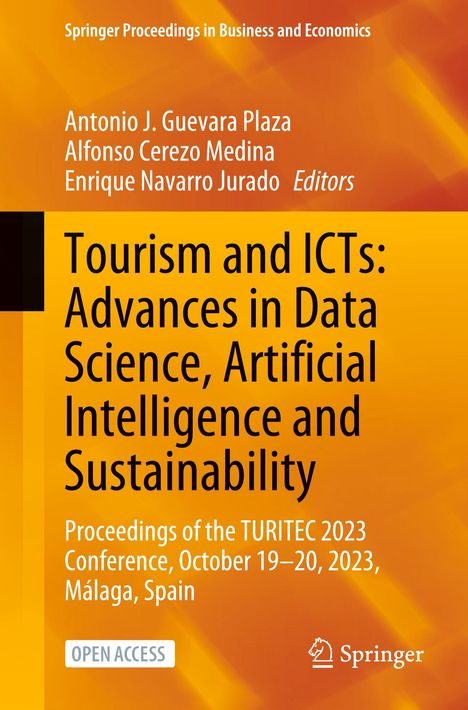 Tourism and ICTs: Advances in Data Science, Artificial Intelligence and Sustainability, Buch