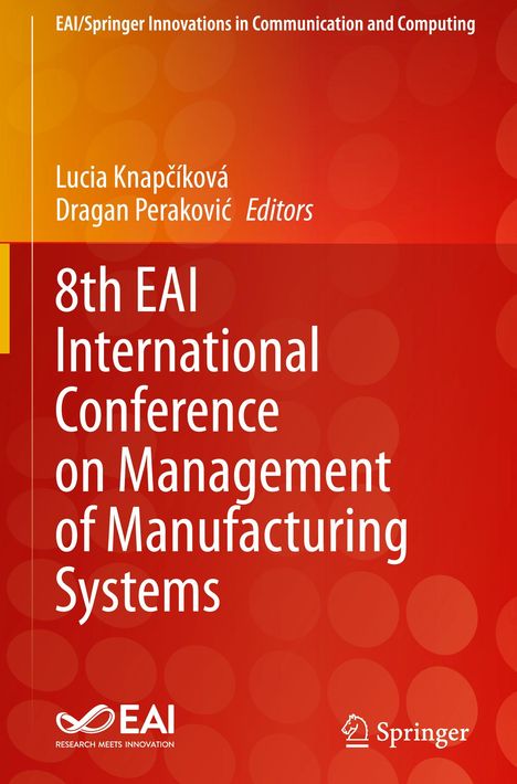 8th EAI International Conference on Management of Manufacturing Systems, Buch