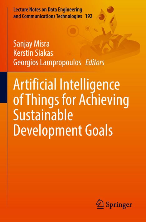 Artificial Intelligence of Things for Achieving Sustainable Development Goals, Buch