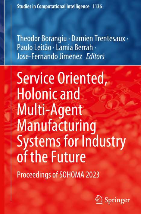 Service Oriented, Holonic and Multi-Agent Manufacturing Systems for Industry of the Future, Buch