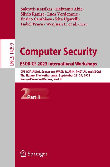 Computer Security. ESORICS 2023 International Workshops, Buch