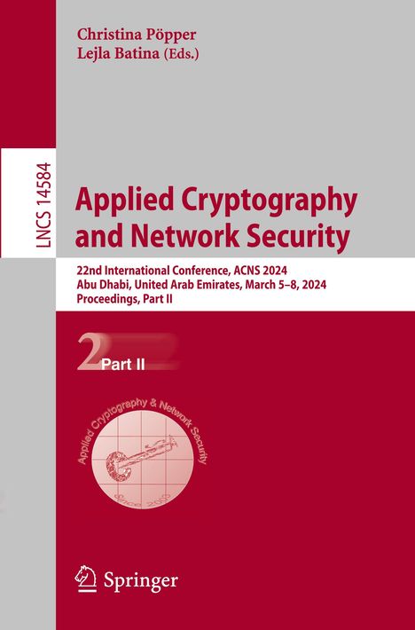 Applied Cryptography and Network Security, Buch