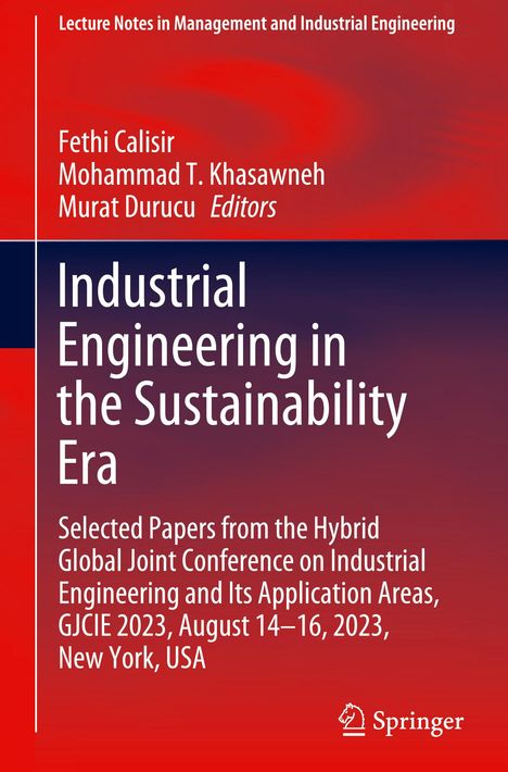 Industrial Engineering in the Sustainability Era, Buch