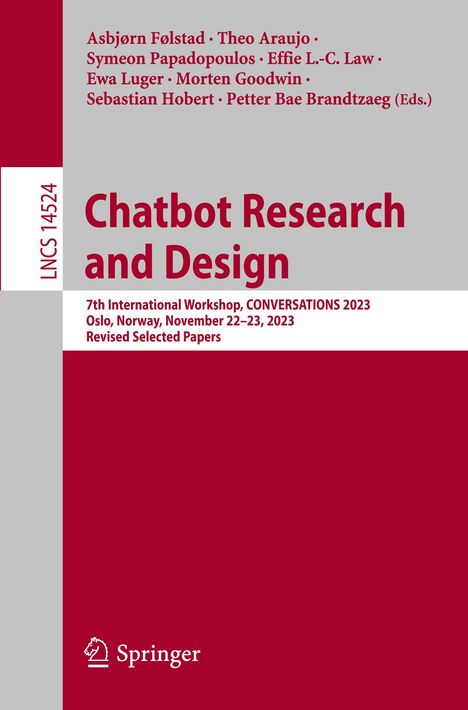 Chatbot Research and Design, Buch