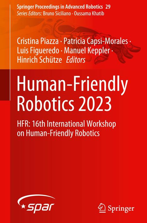 Human-Friendly Robotics 2023, Buch