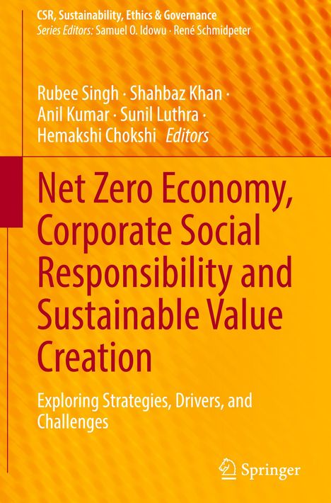 Net Zero Economy, Corporate Social Responsibility and Sustainable Value Creation, Buch