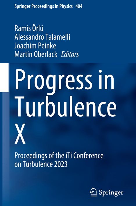 Progress in Turbulence X, Buch