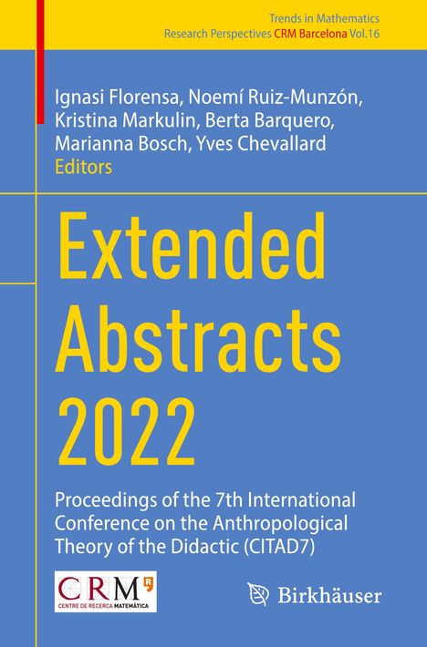 Extended Abstracts 2022, Buch