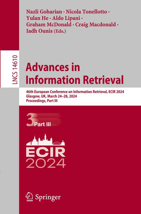 Advances in Information Retrieval, Buch