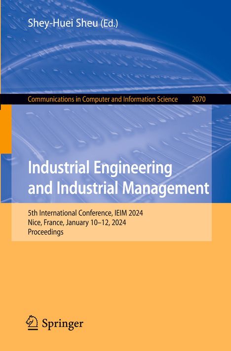Industrial Engineering and Industrial Management, Buch