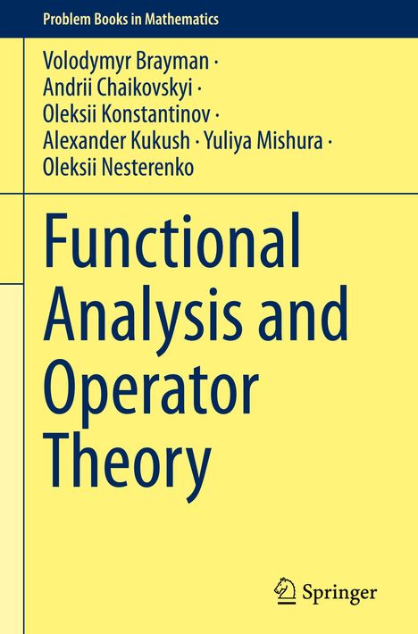Volodymyr Brayman: Functional Analysis and Operator Theory, Buch