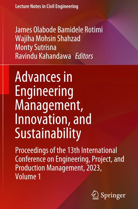 Advances in Engineering Management, Innovation, and Sustainability, Buch