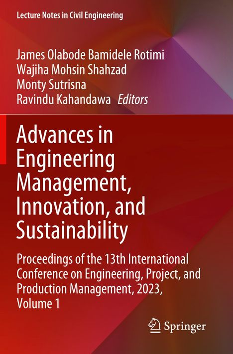 Advances in Engineering Management, Innovation, and Sustainability, Buch