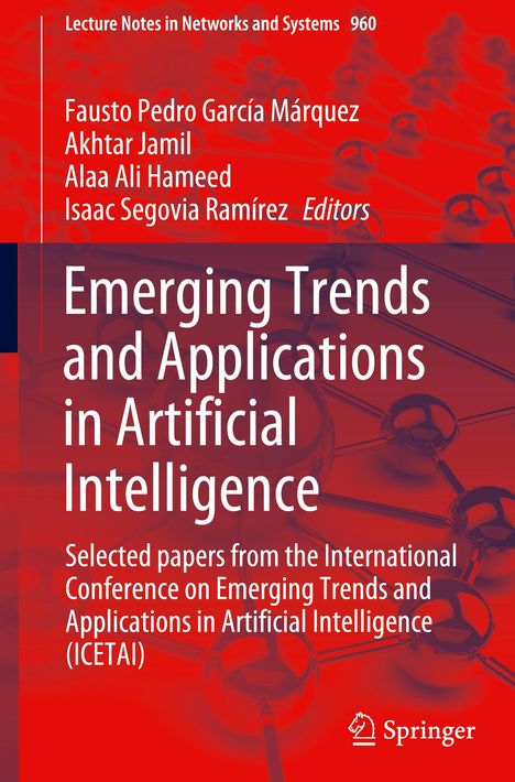 Emerging Trends and Applications in Artificial Intelligence, Buch