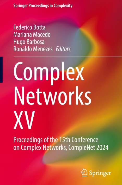 Complex Networks XV, Buch