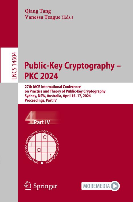 Public-Key Cryptography ¿ PKC 2024, Buch