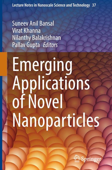 Emerging Applications of Novel Nanoparticles, Buch